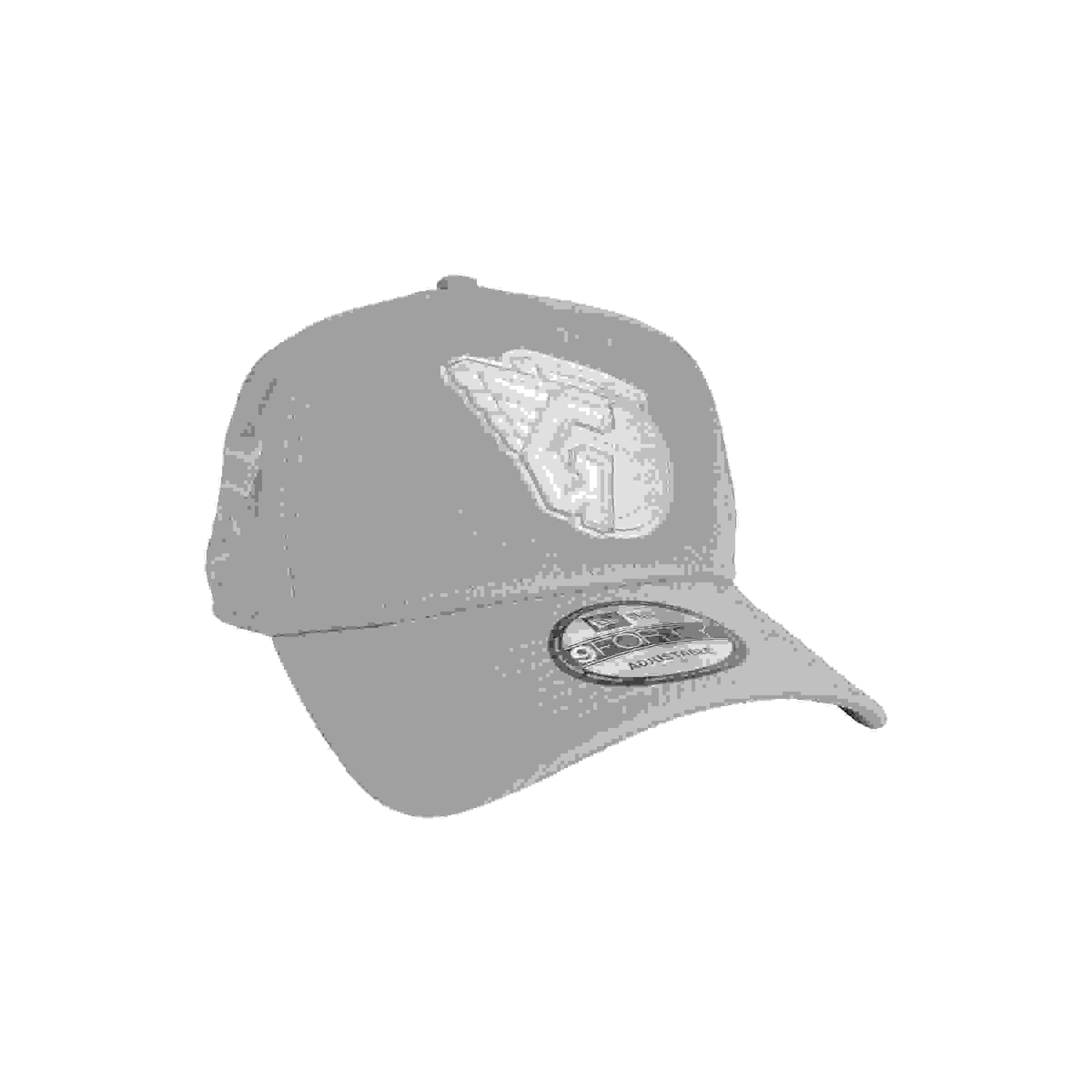 New Era Cleveland Guardians 9FORTY A-Frame Color Pack Grey Snapback Hat